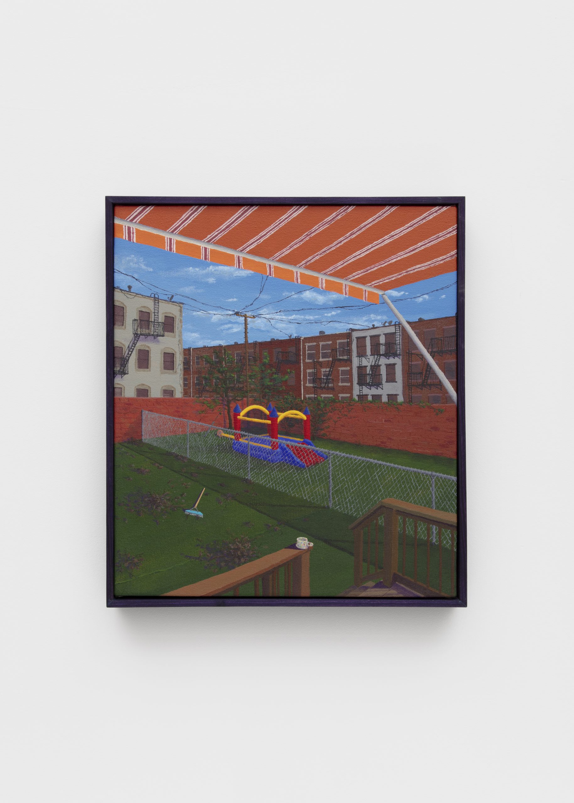 painting with bouncy castle