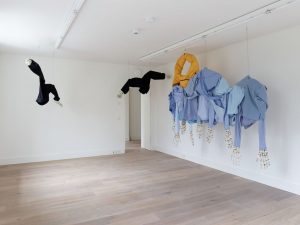 image of hanging sculptures