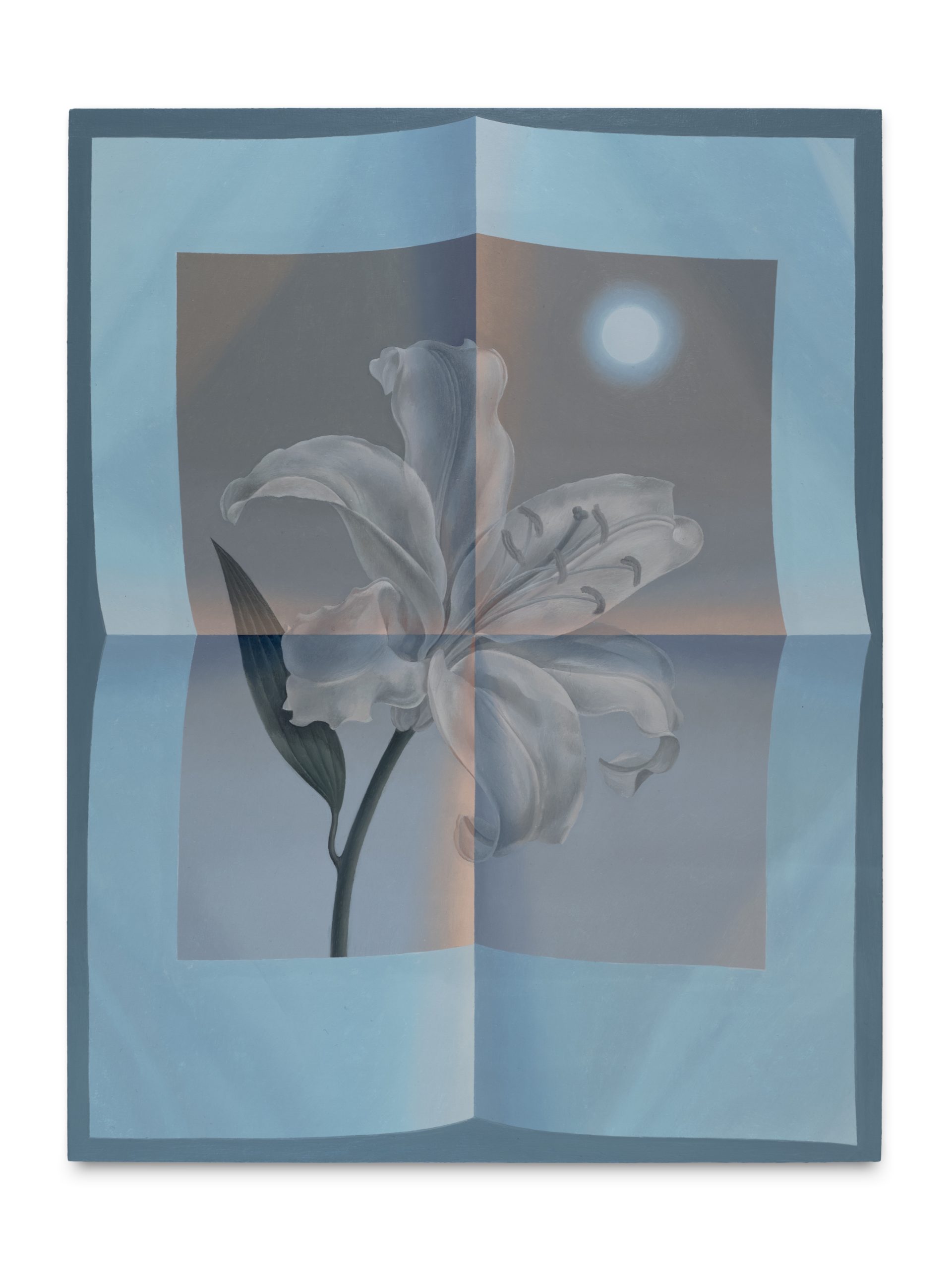 Collage page with lily