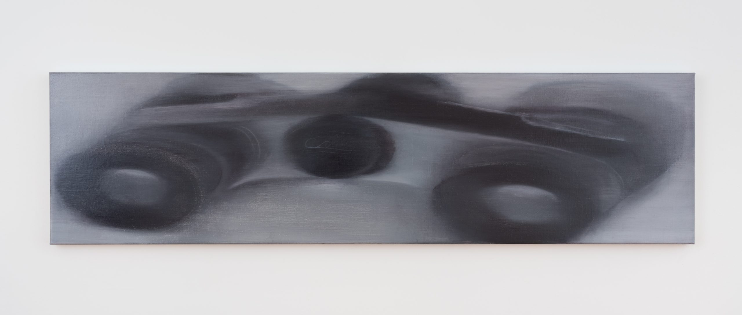 Black and white image of opera binoculars