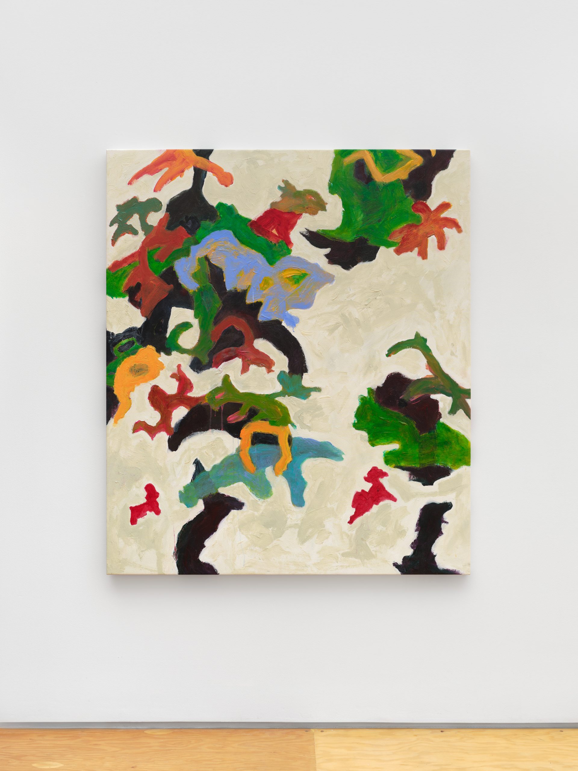 Colorful flowing lines and abstract shapes