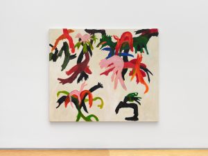 Colorful flowing lines and abstract shapes