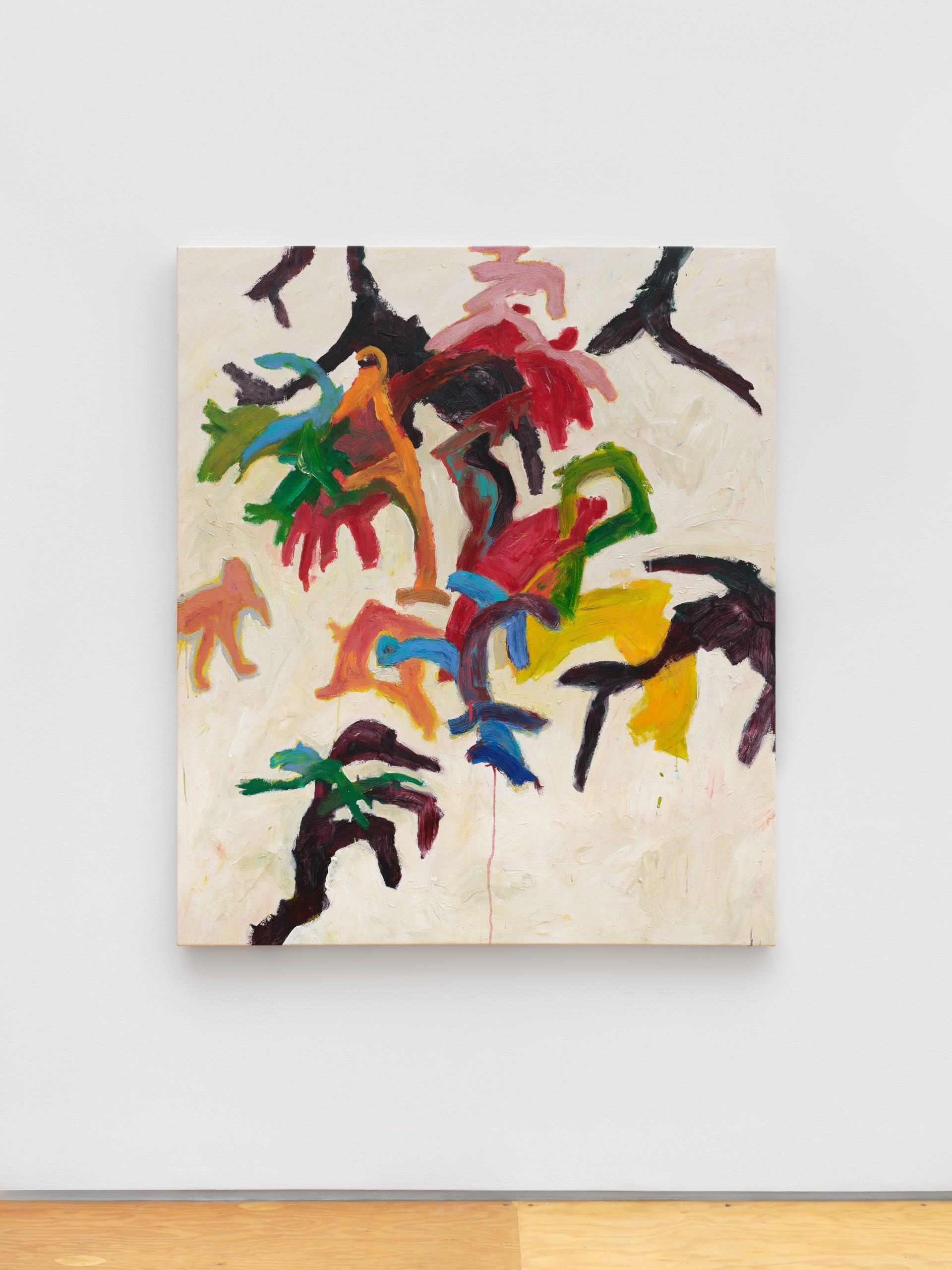 Colorful flowing lines and abstract shapes